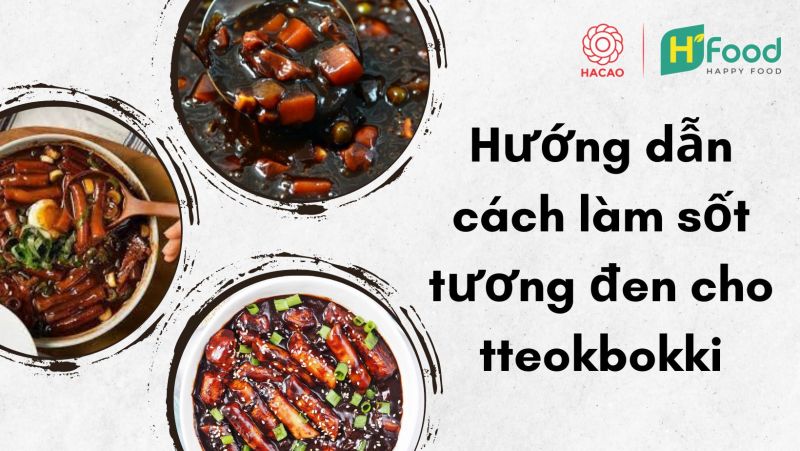 Cách làm tokbokki sốt tương đen ngon tuyệt hảo tại nhà